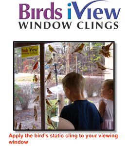 1fa. Birds iView Window Clings